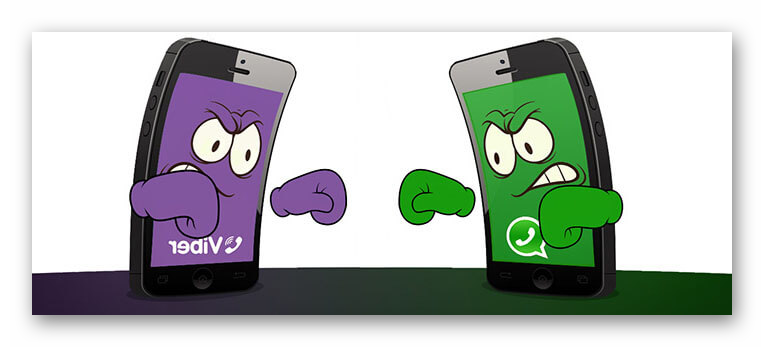 Сравнение Viber и WhatsApp